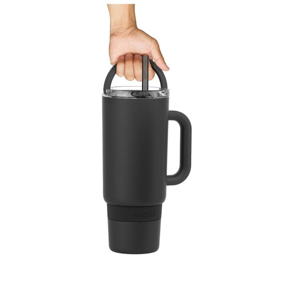 NEW!! 2pkEllo Port 40-oz. Stainless Steel Tumbler with Handle. - Picture 5 of 9